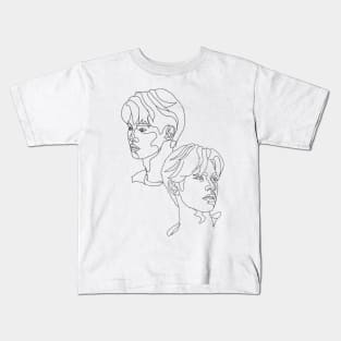 brightwin line art Kids T-Shirt